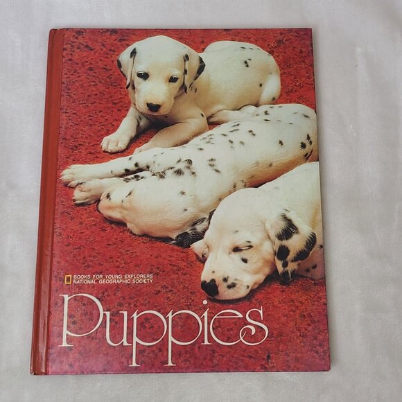 Puppies Hardcover Book National Geographic Society For Young Explorers 1982 - Picture 5 of 11